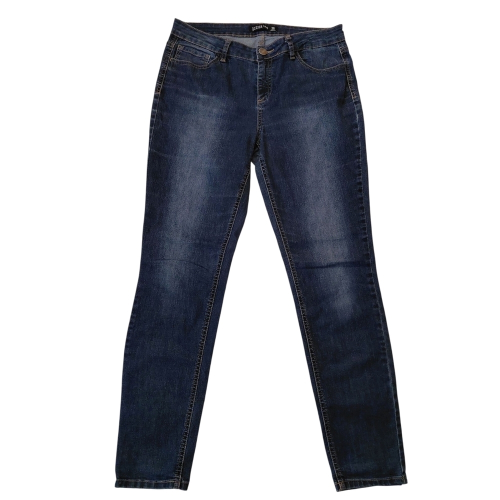 Design Lab Lord & Taylor Indigo Skinny Jeans